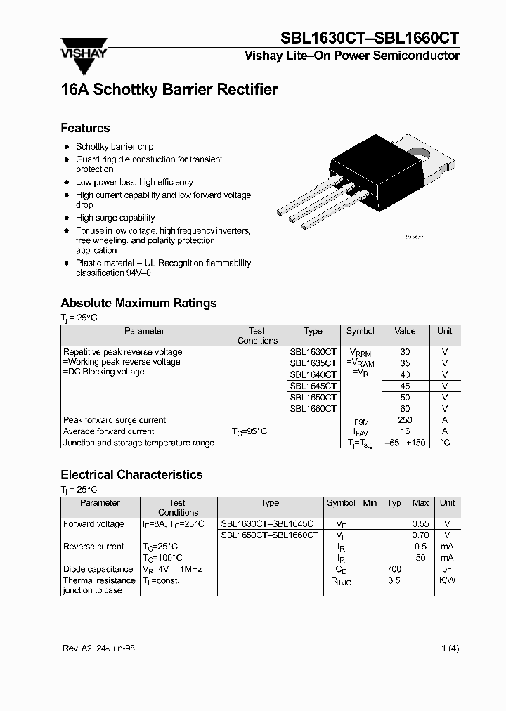 SBL1660CT_282656.PDF Datasheet