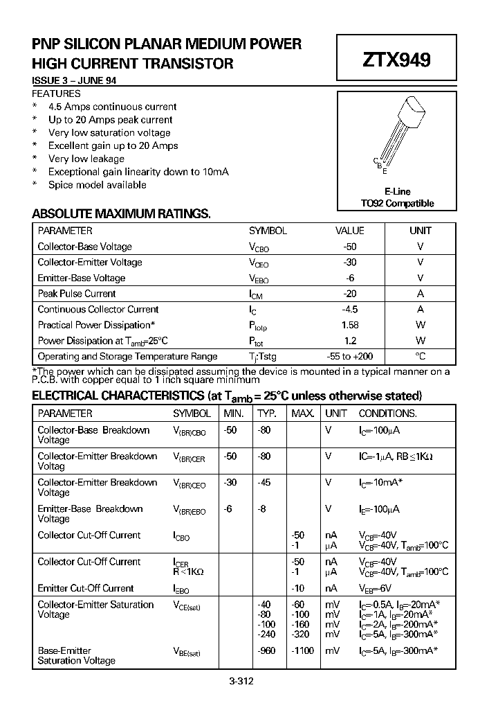 ZTX949_311815.PDF Datasheet