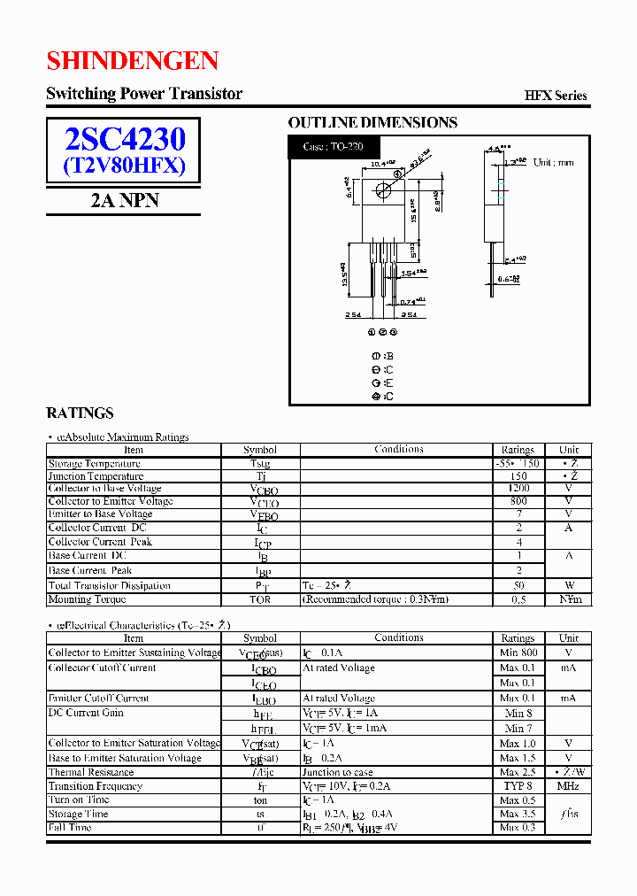 2SC4230_416922.PDF Datasheet