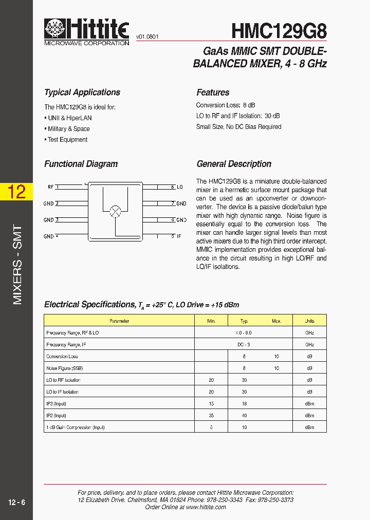 HMC129G8_403615.PDF Datasheet