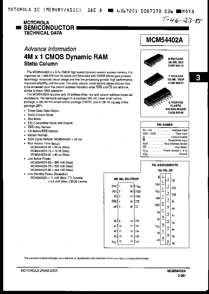 MCM54402A_394412.PDF Datasheet