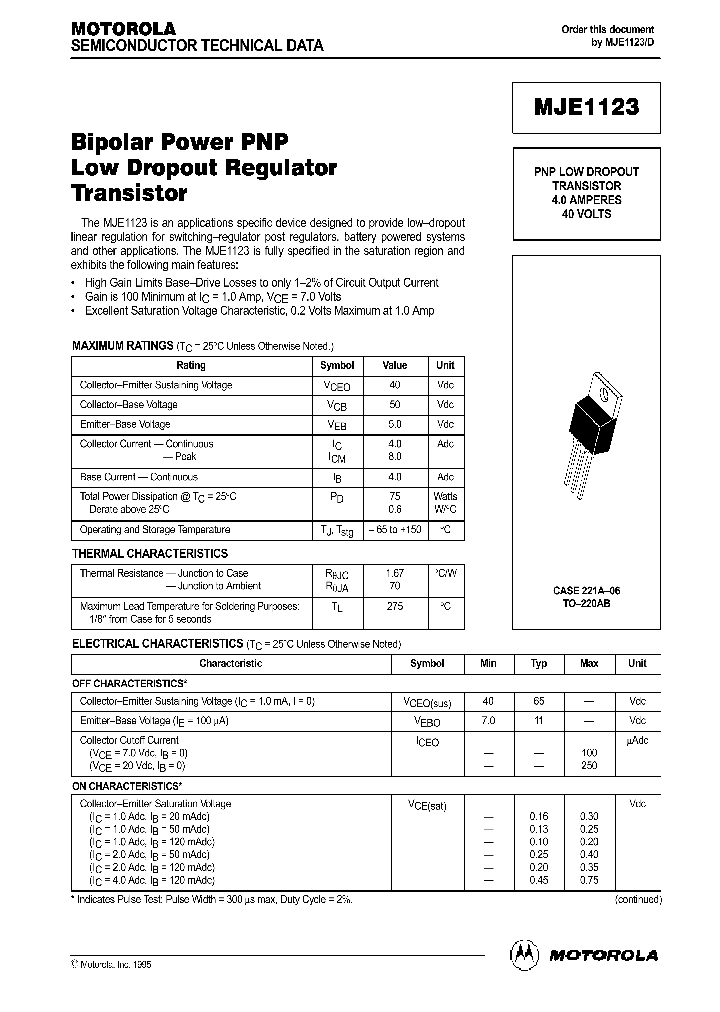 MJE1123_406677.PDF Datasheet