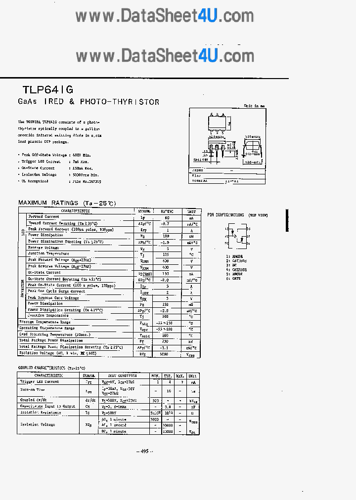 TLP641G_403902.PDF Datasheet