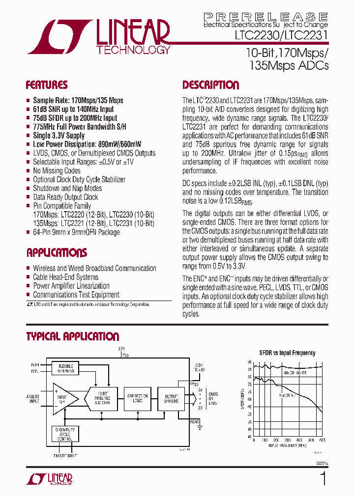 LTC2230_465463.PDF Datasheet