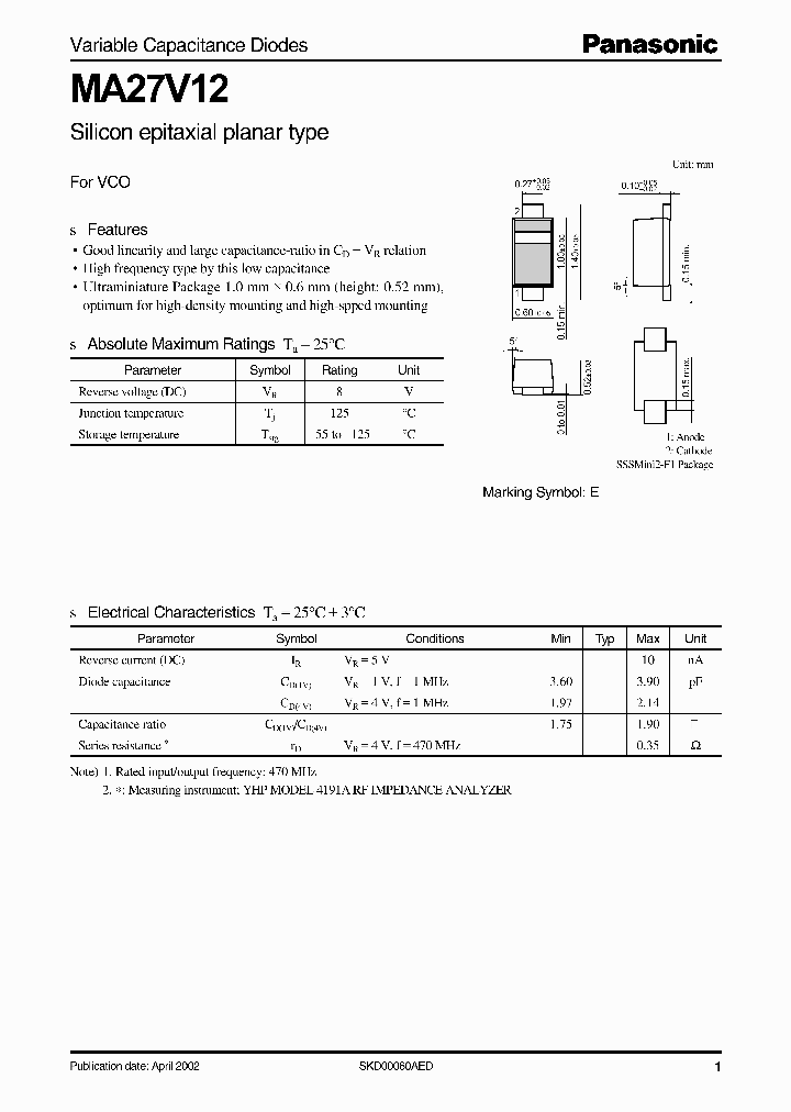 MA27V12_461356.PDF Datasheet