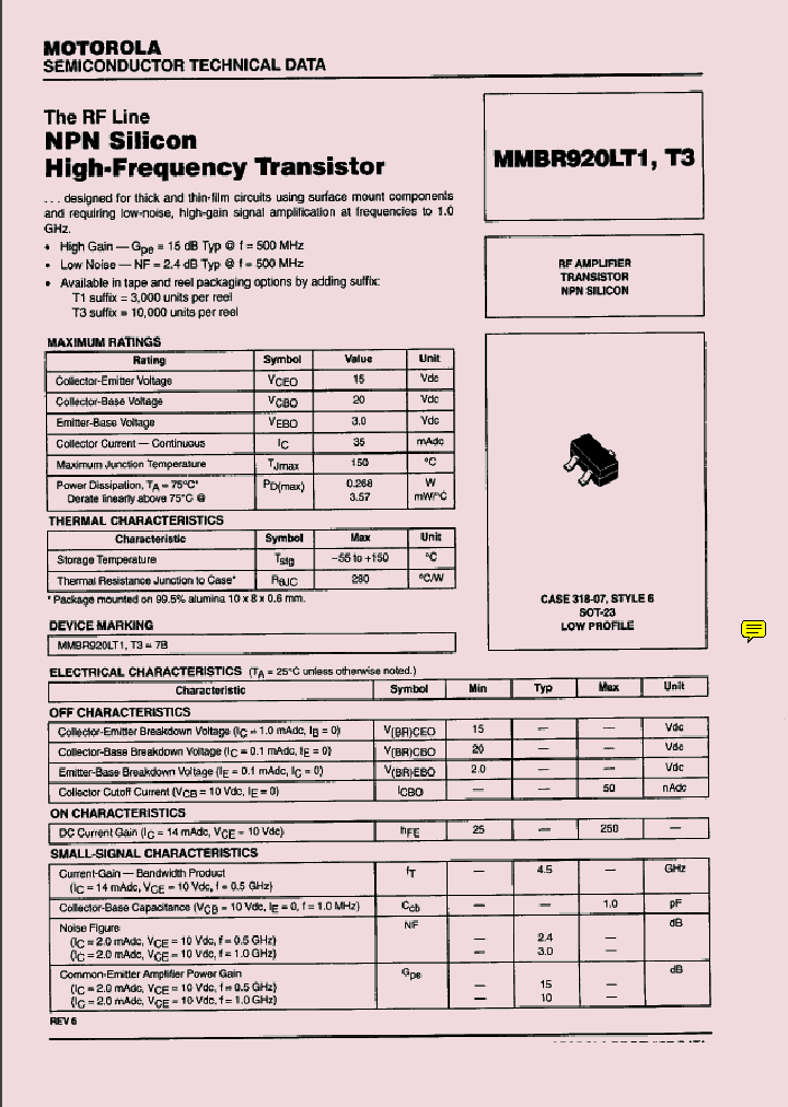 MMBR920_473653.PDF Datasheet