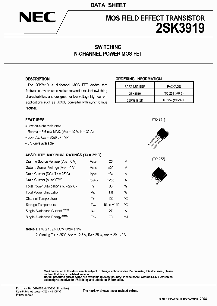 2SK3919-ZK_537332.PDF Datasheet