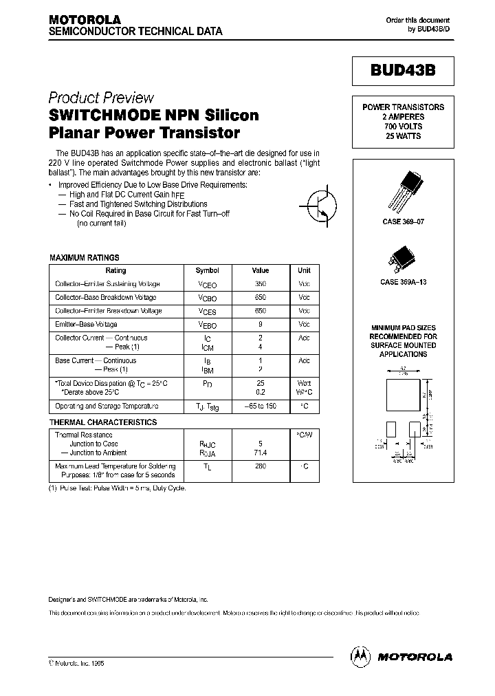 BUD43B_553032.PDF Datasheet