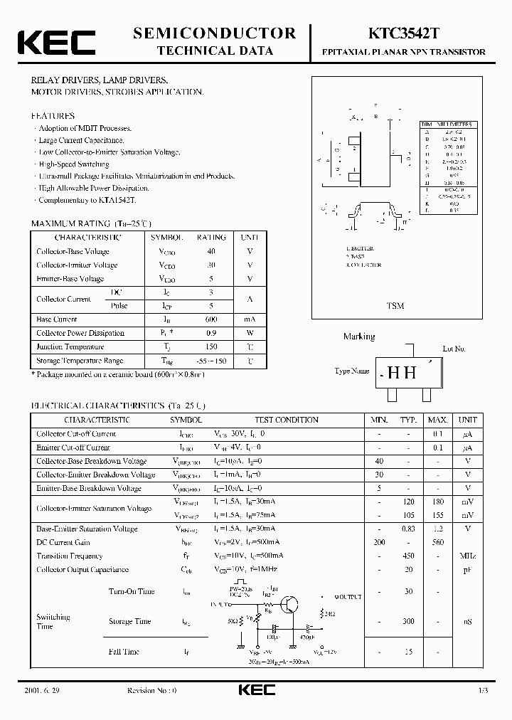 KTC3542T_520819.PDF Datasheet