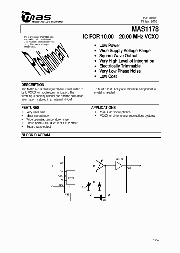 MAS1178_554017.PDF Datasheet