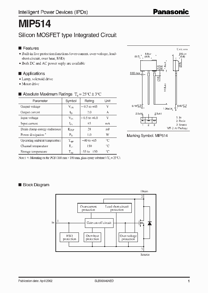 MIP514_555335.PDF Datasheet