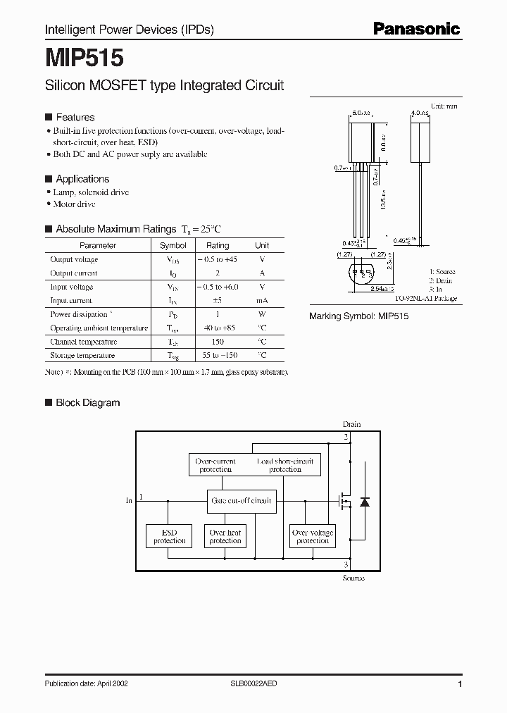 MIP515_555336.PDF Datasheet