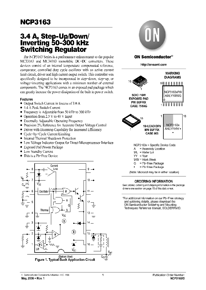 NCP3163_494356.PDF Datasheet