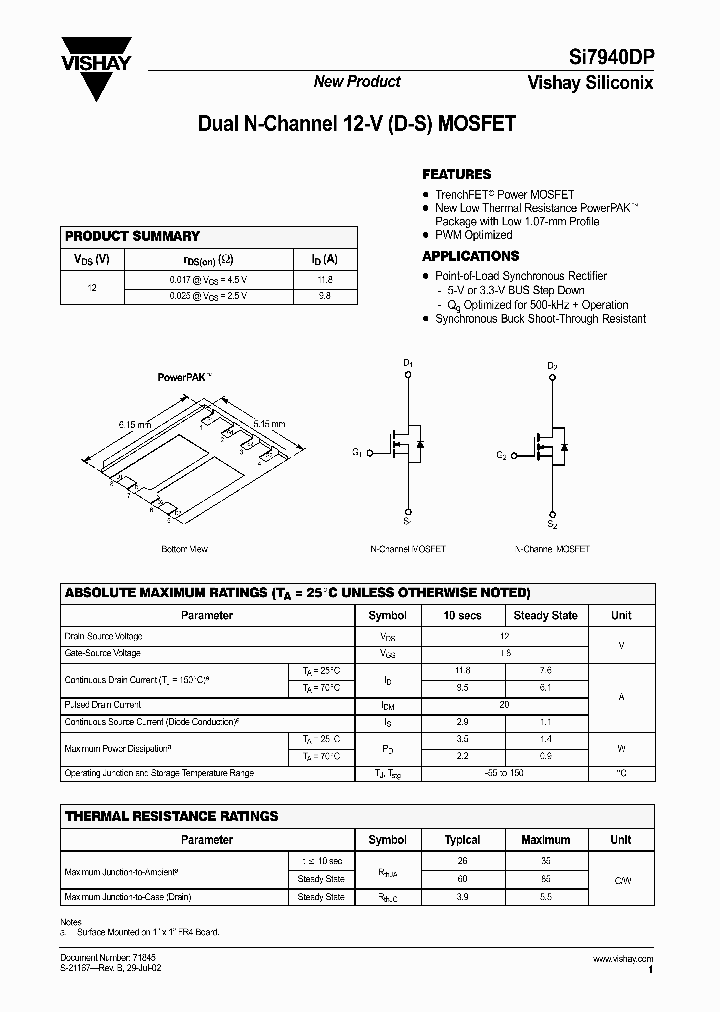 SI7940DP_521719.PDF Datasheet