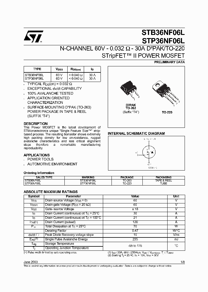 STB36NF06L_502066.PDF Datasheet