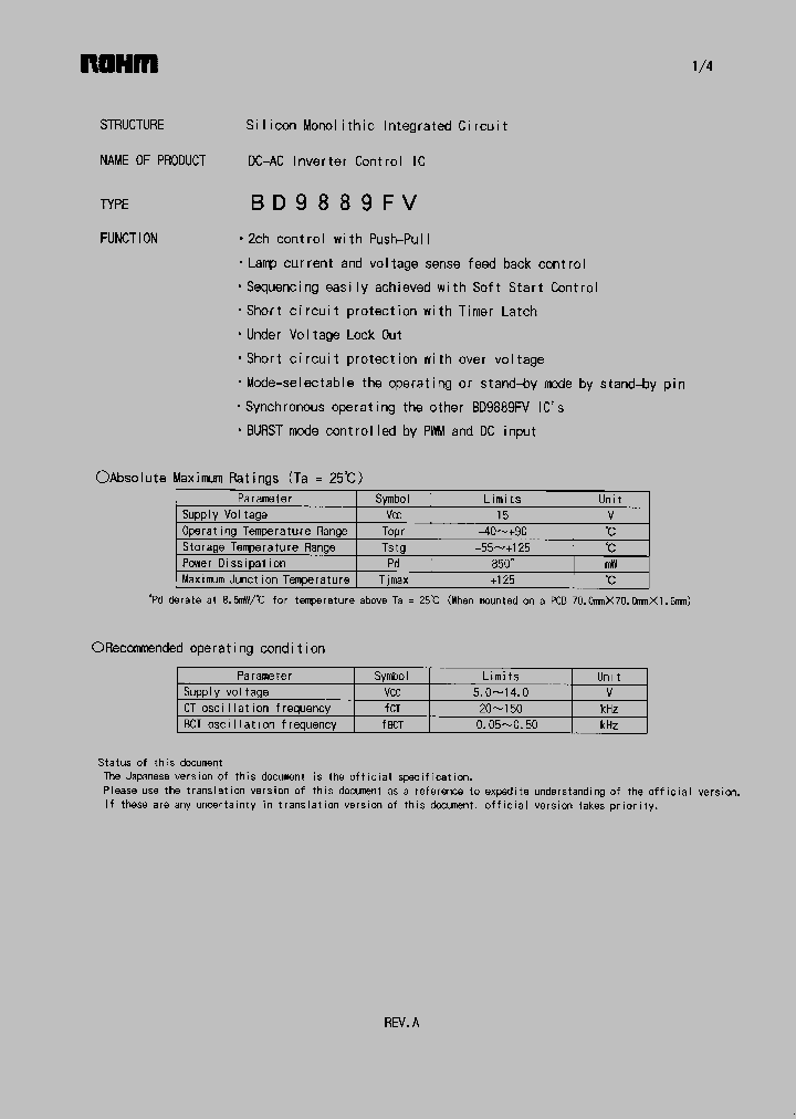 BD9889FV_766886.PDF Datasheet