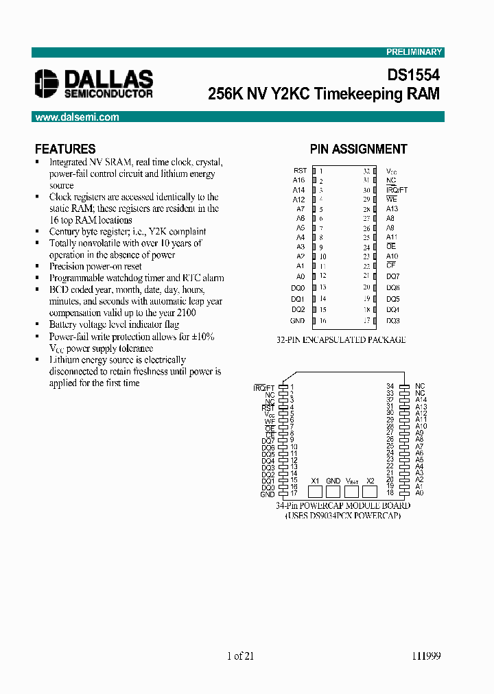 DS1554_203262.PDF Datasheet