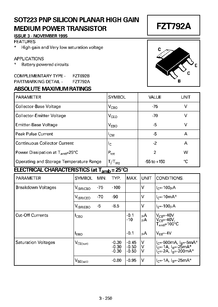 FZT792_560042.PDF Datasheet