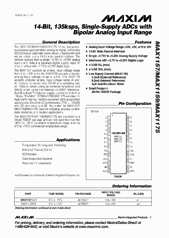 MAX1175_579960.PDF Datasheet