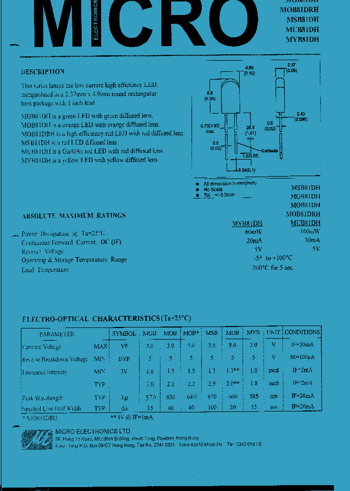 MSB81DH_679643.PDF Datasheet