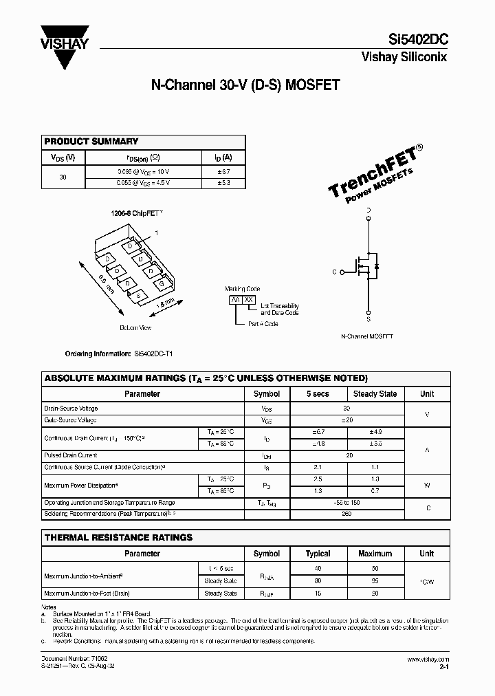 SI5402DC-T1_605619.PDF Datasheet