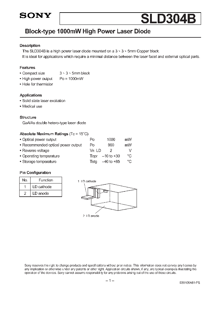 SLD304B_574462.PDF Datasheet