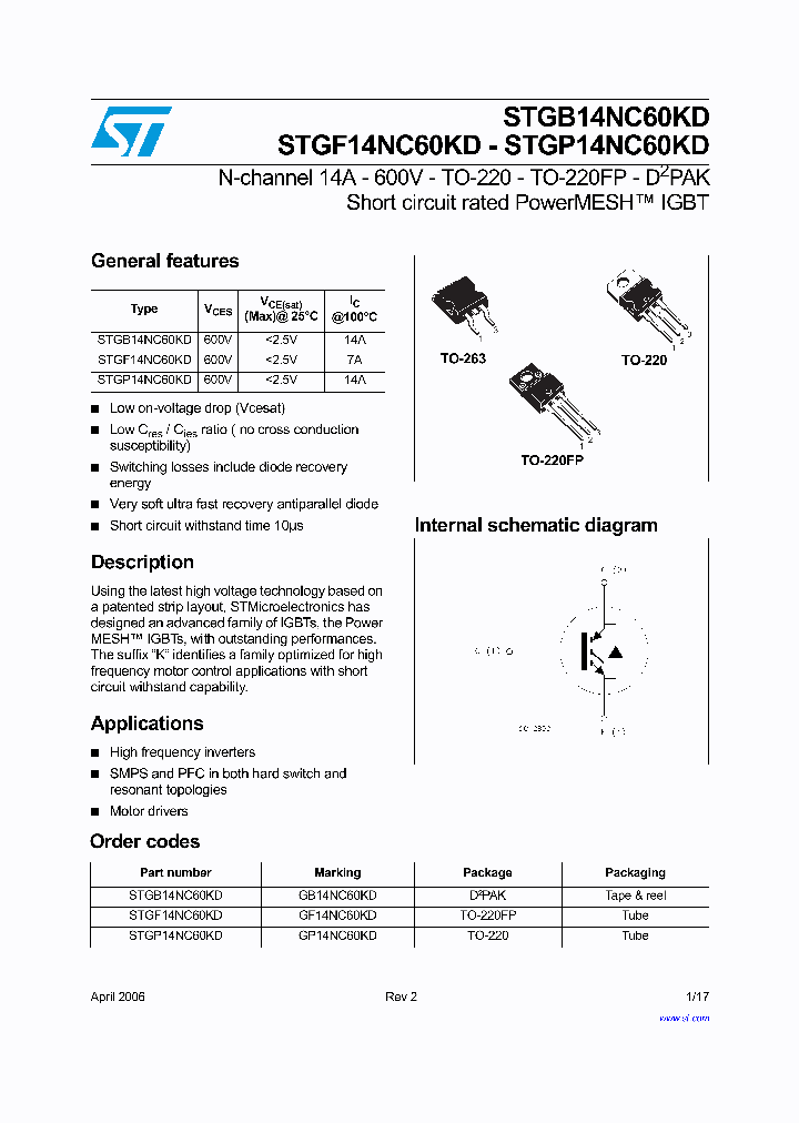 STGB14NC60KD06_739352.PDF Datasheet