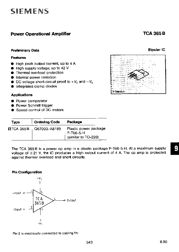 TCA365B_732245.PDF Datasheet