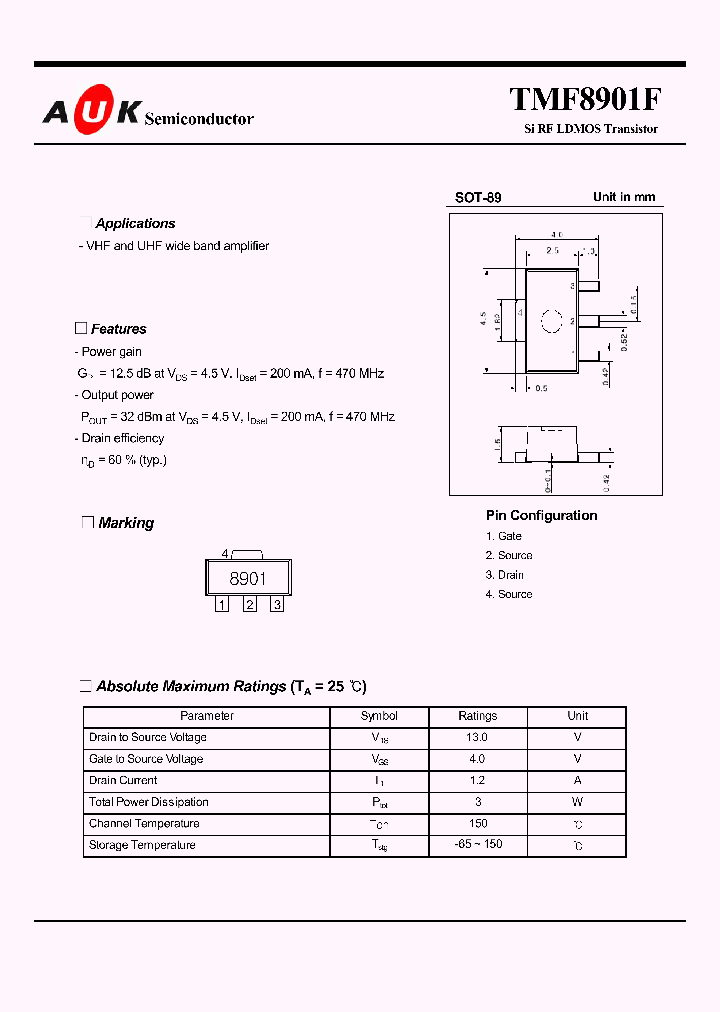 TMF8901F_750784.PDF Datasheet