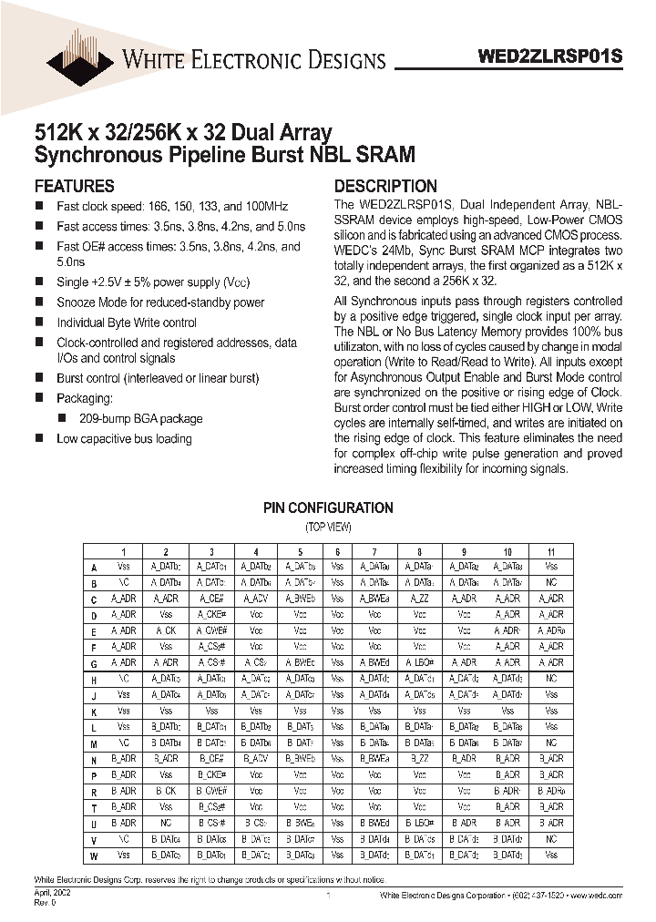 WED2ZLRSP01S42BC_652378.PDF Datasheet