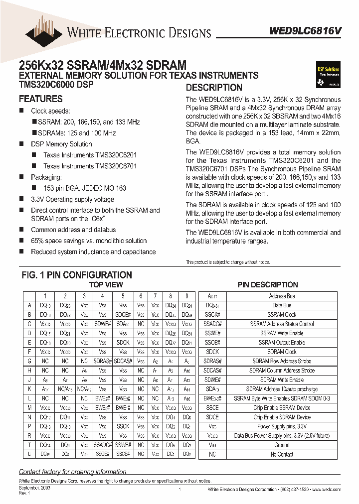 WED9LC6816V1612BI_652189.PDF Datasheet