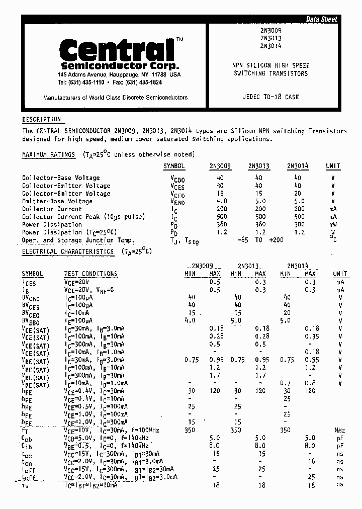 2N3009_946835.PDF Datasheet