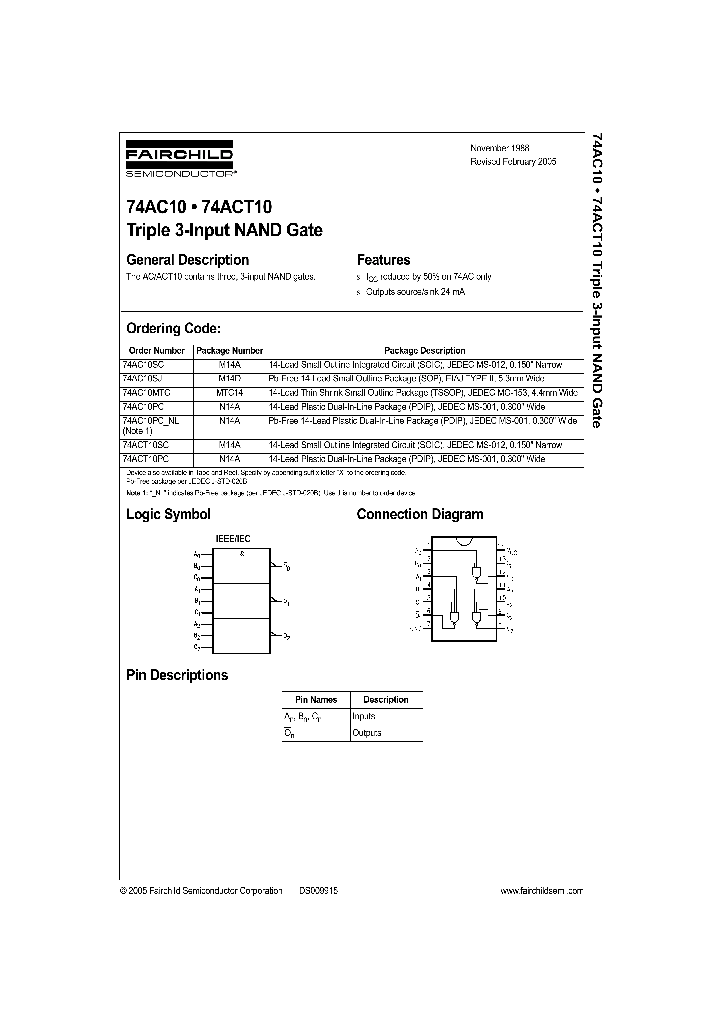 74ACT10MTC_902381.PDF Datasheet