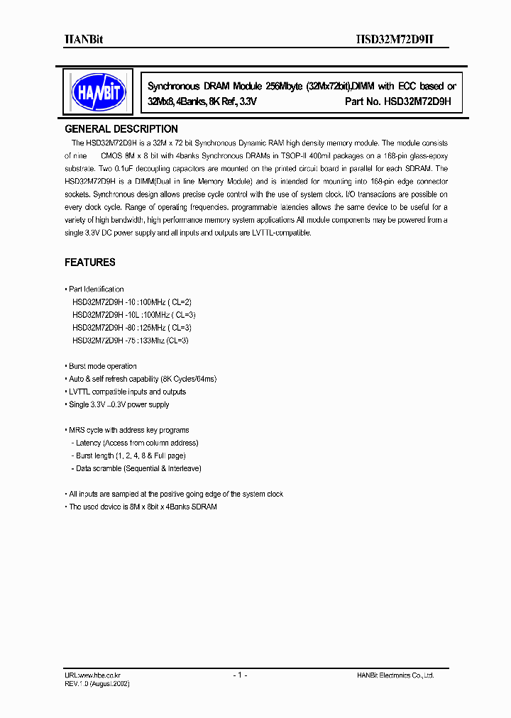 HSD32M72D9H-80_622378.PDF Datasheet