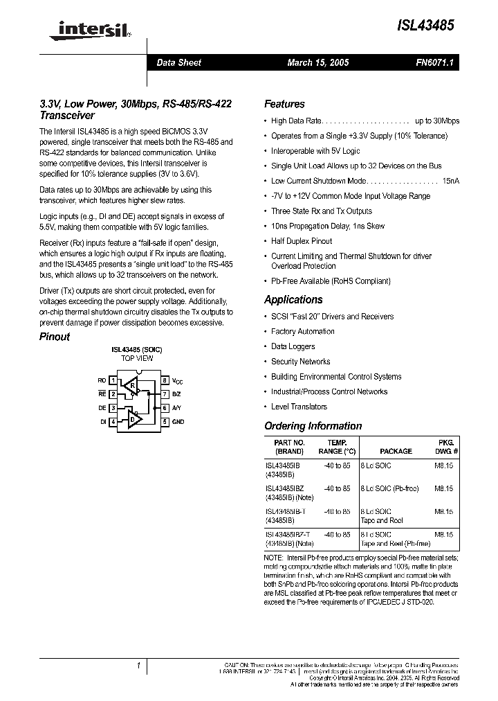 ISL4348505_719642.PDF Datasheet