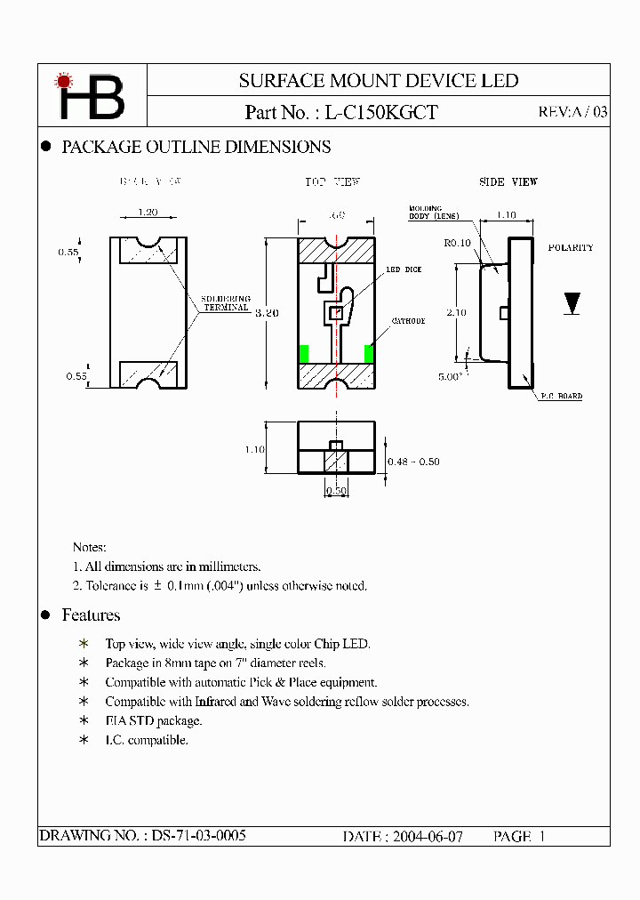 L-C150KGCT_671625.PDF Datasheet