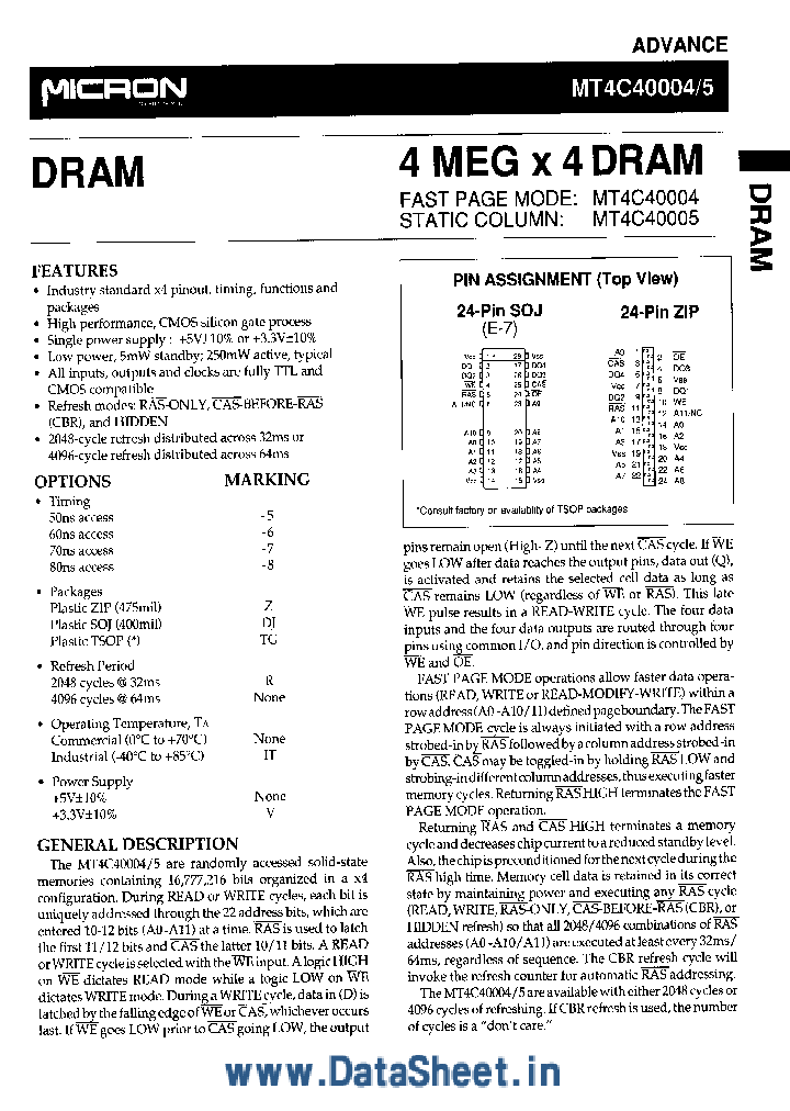 MT4C40004_793477.PDF Datasheet