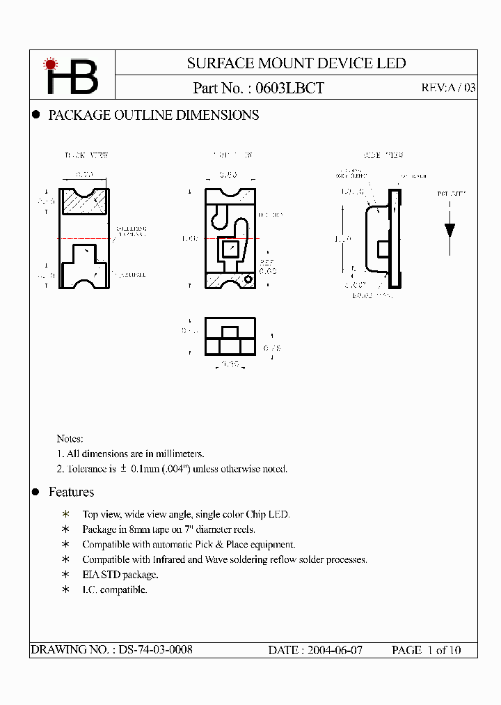 0603LBCT_1190119.PDF Datasheet