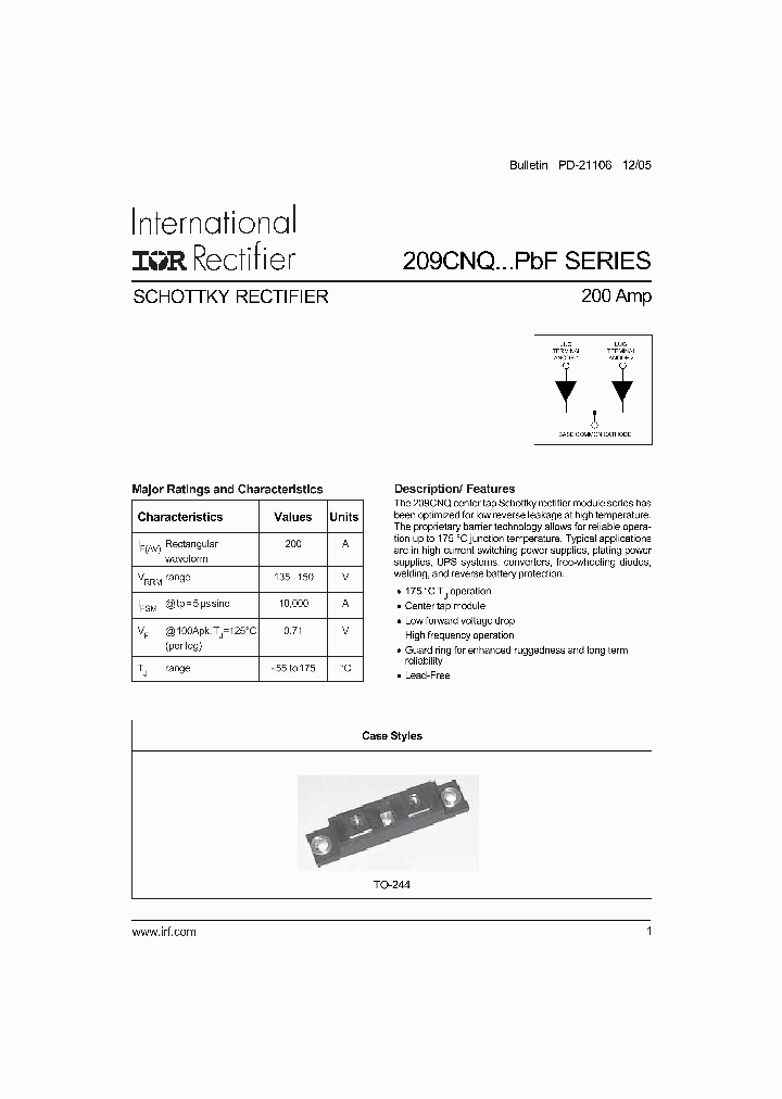 209CNQ150PBF_1192810.PDF Datasheet