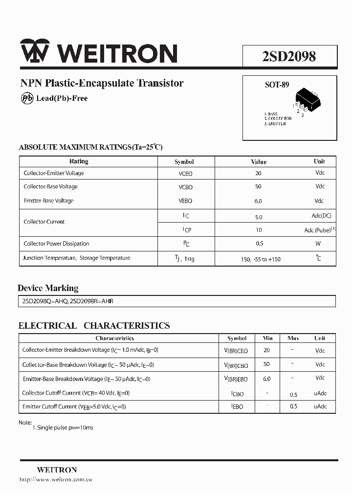 2SD2098_1088459.PDF Datasheet