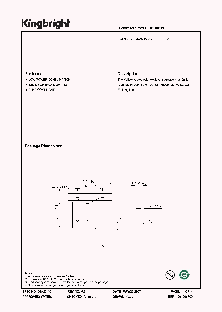 AA92193_1205009.PDF Datasheet