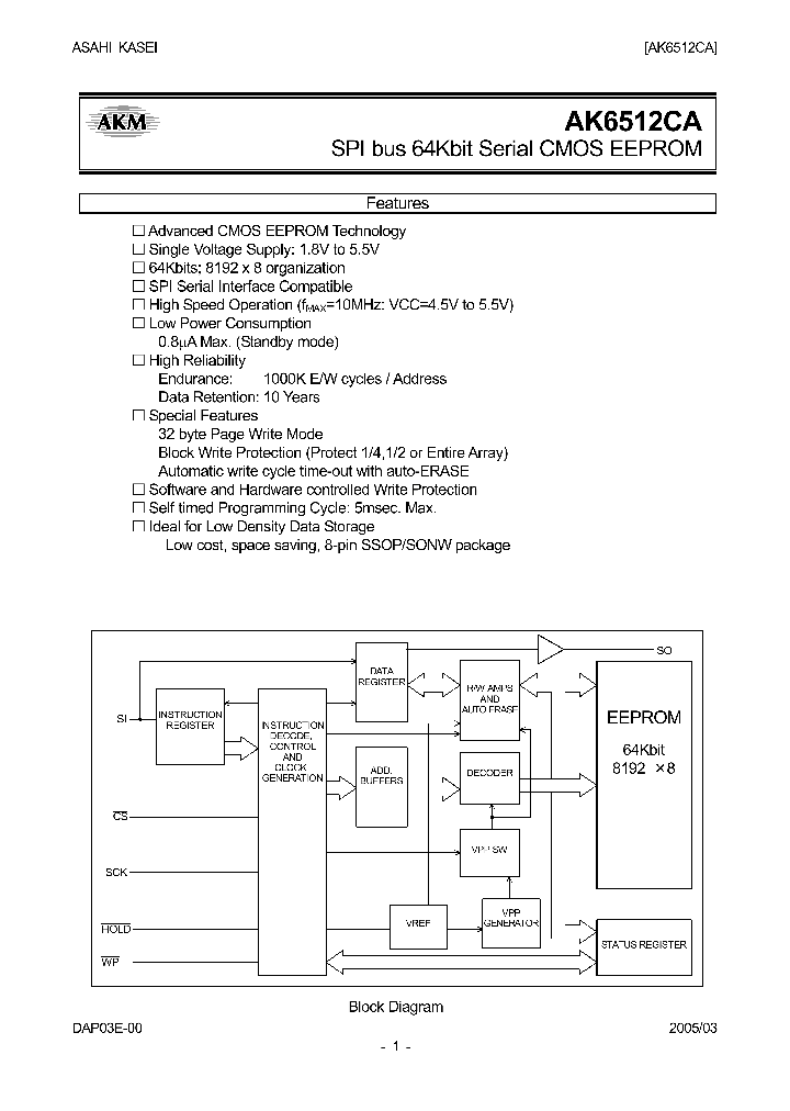 AK6512CAM_1208549.PDF Datasheet