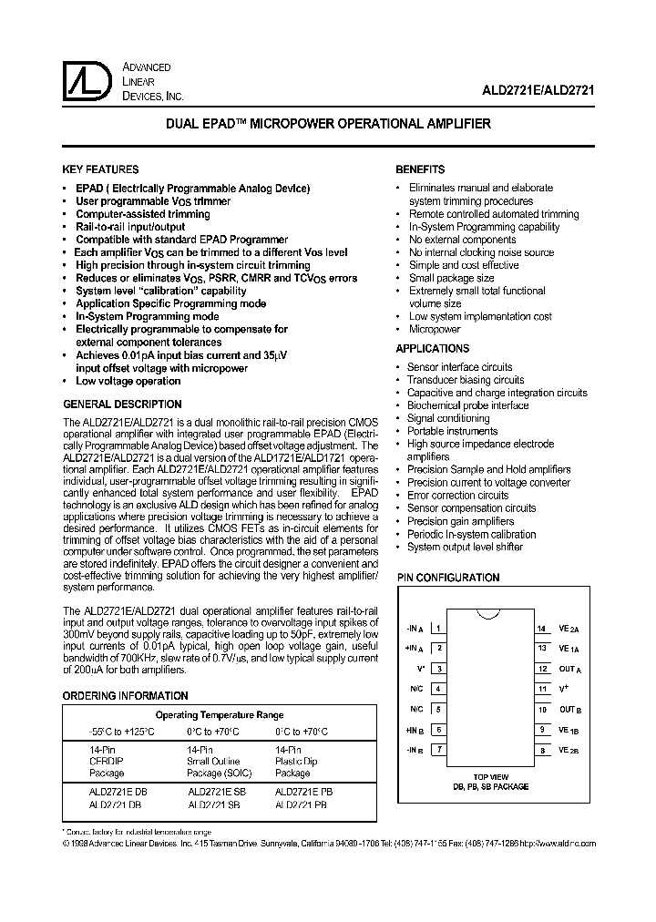 ALD2721SB_1208761.PDF Datasheet