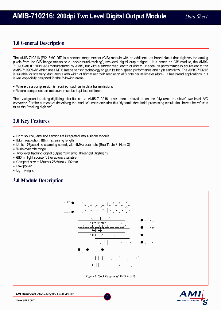 AMIS-710216_1209577.PDF Datasheet