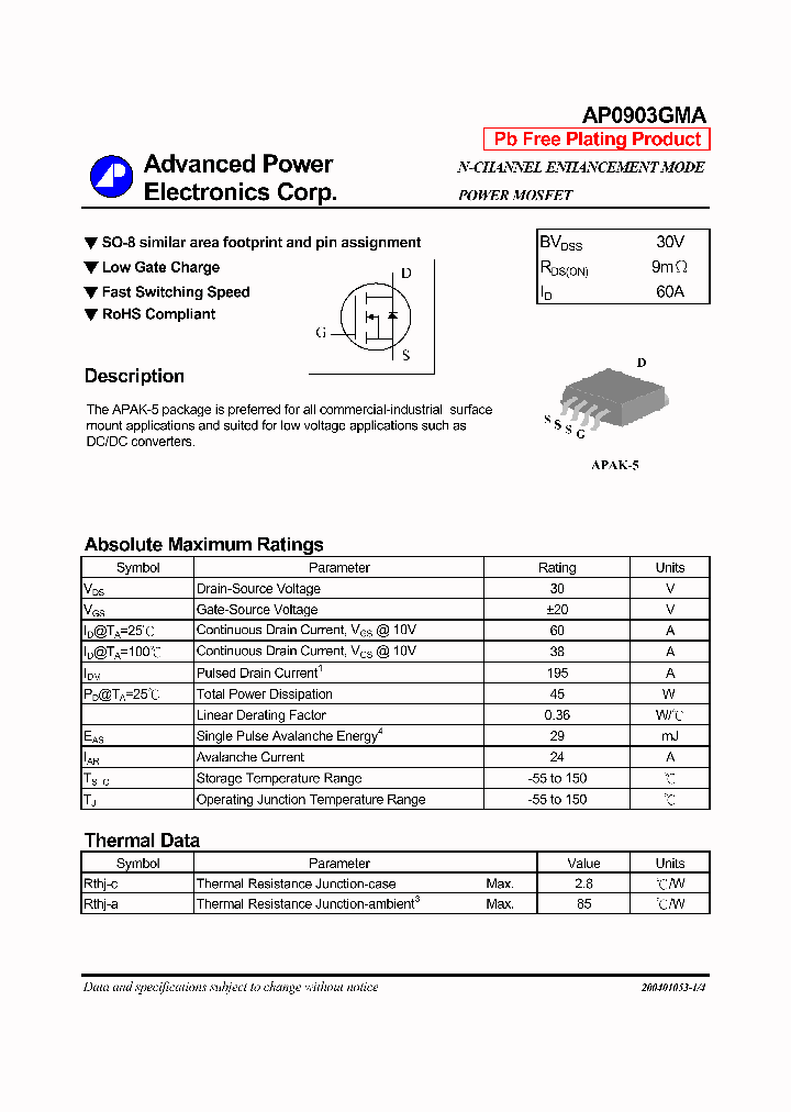 AP0903GMA_1186104.PDF Datasheet