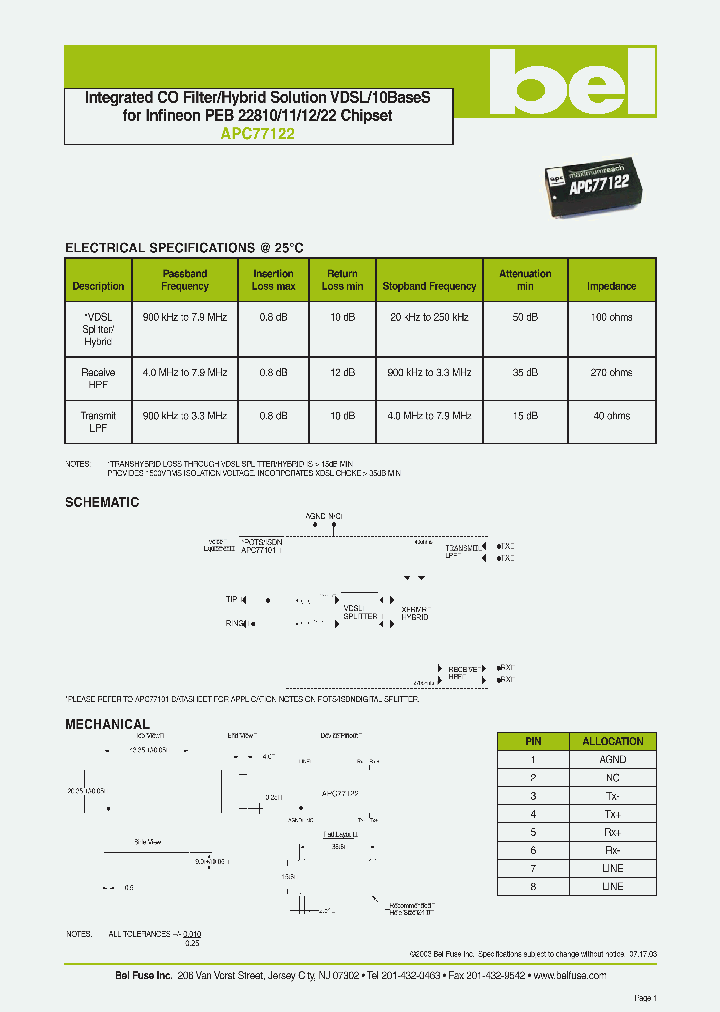 APC77122_1210740.PDF Datasheet