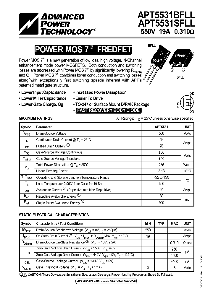 APT5531SFLL_1211795.PDF Datasheet