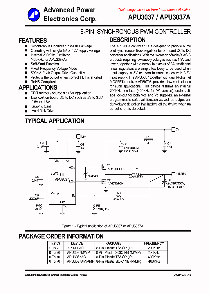 APU3037_1108985.PDF Datasheet