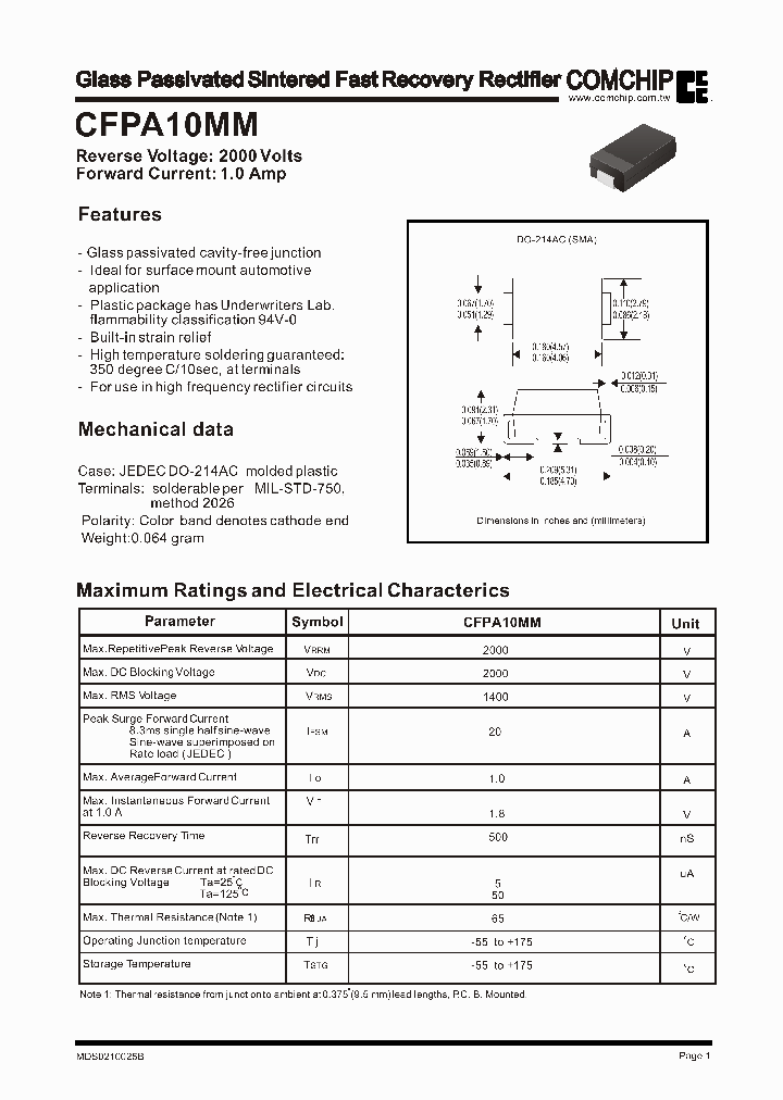 CFPA10MM_1225973.PDF Datasheet