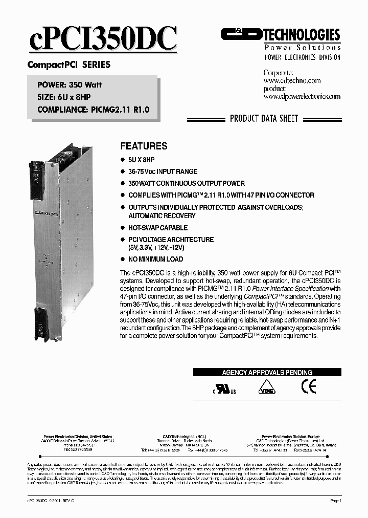 CPCI350DC_1227994.PDF Datasheet